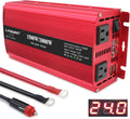 1500W DC 24V to 110V/120V AC Power Inverter with 2 AC Outlets and Dual 3.1A USB Ports Q5451