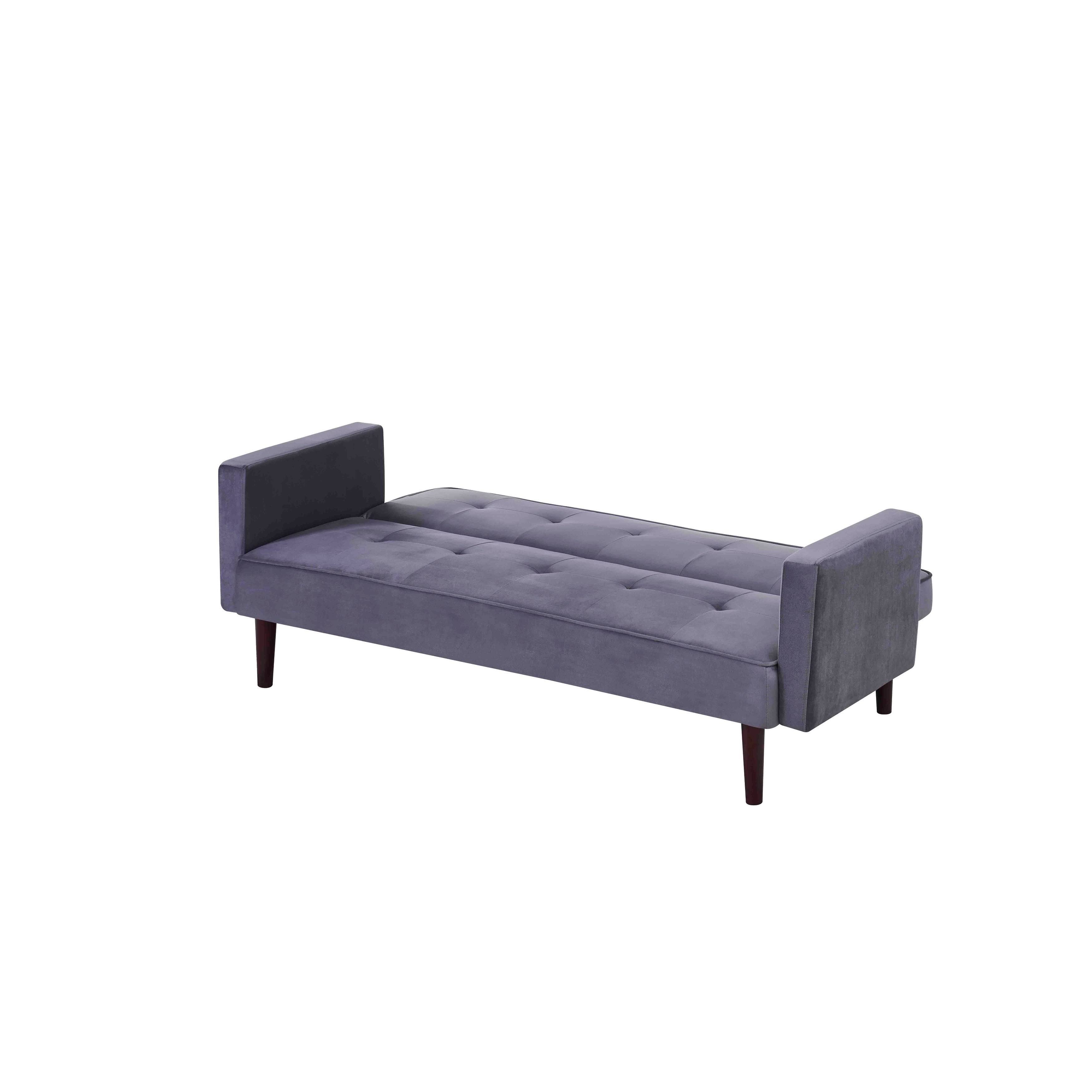 Tufted Velvet Sofa Bed Sleeper A71293