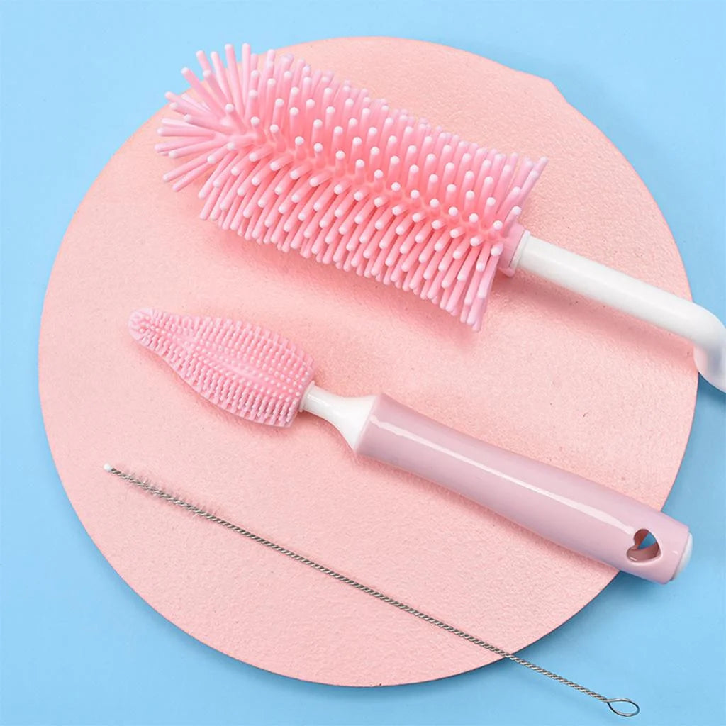 Baby Bottle Drying Organizer Holder with Cleaning Brush Z64463