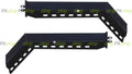 Black Angled Mud Flap Hanger Set Semi Truck V460461