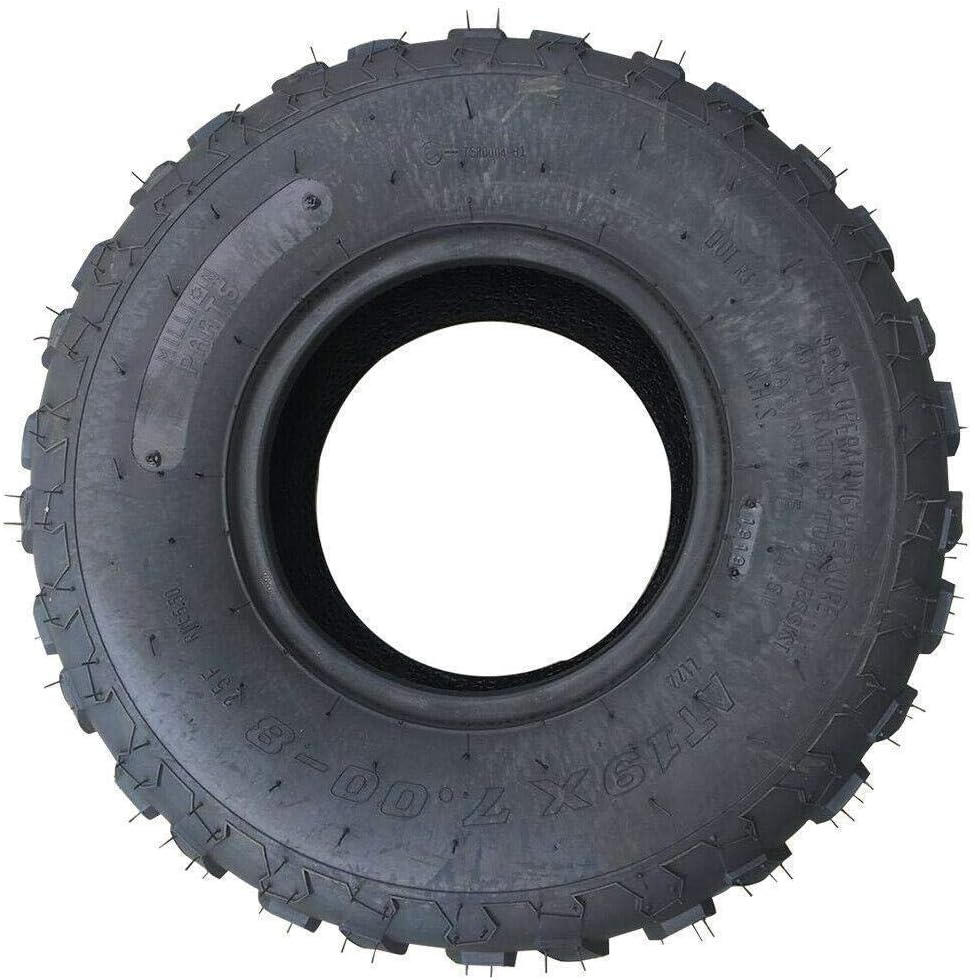 Set of 2 ATV Tubeless Tires 19X7-8 4PR A820796