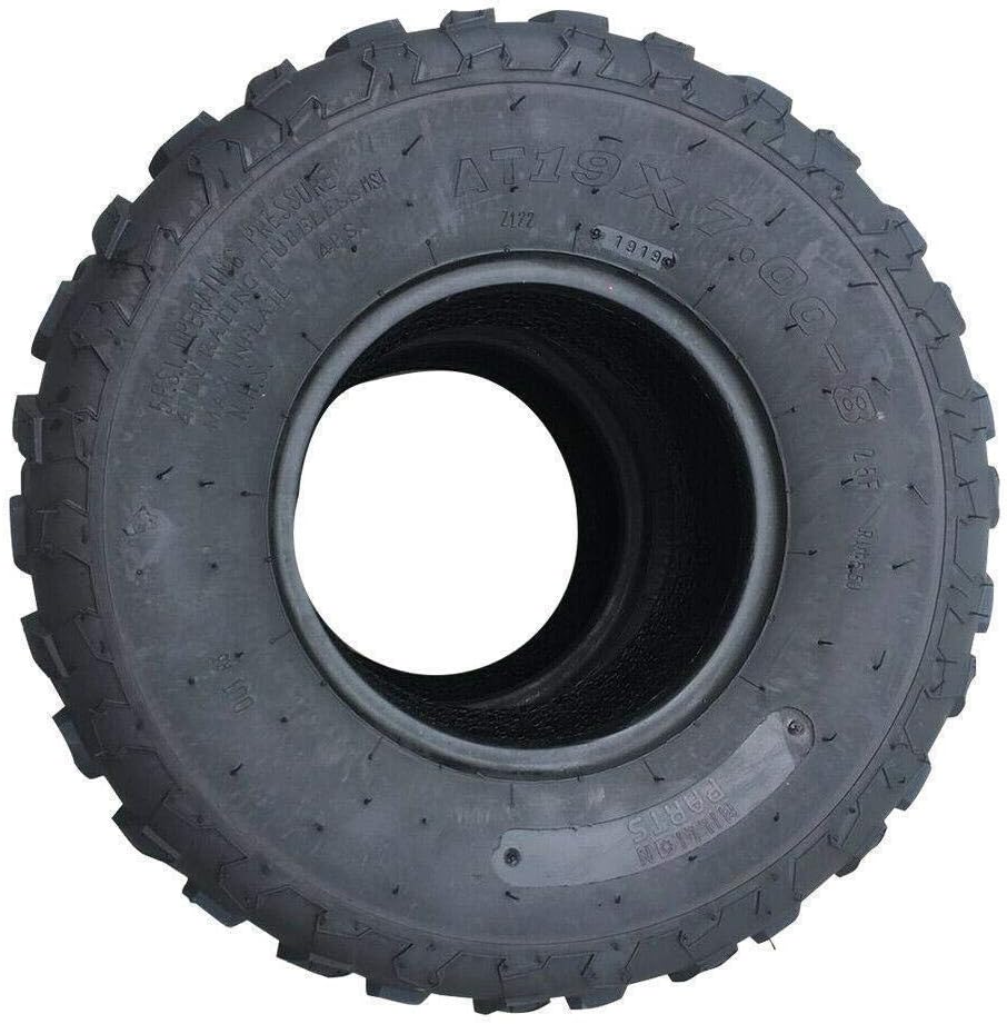 Set of 2 ATV Tubeless Tires 19X7-8 4PR A820796