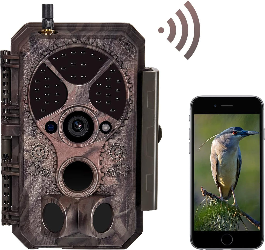 32MP 1296P Wireless Game Trail Camera with WiFi App Control M257