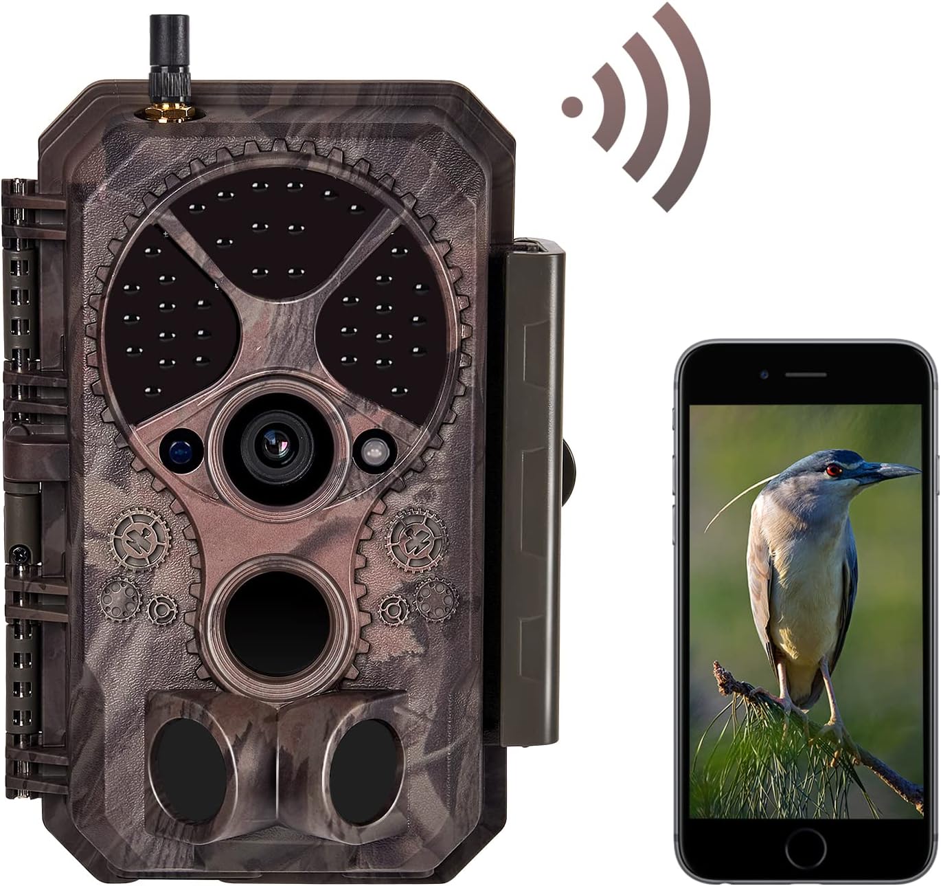 32MP 1296P Wireless Game Trail Camera with WiFi App Control M257