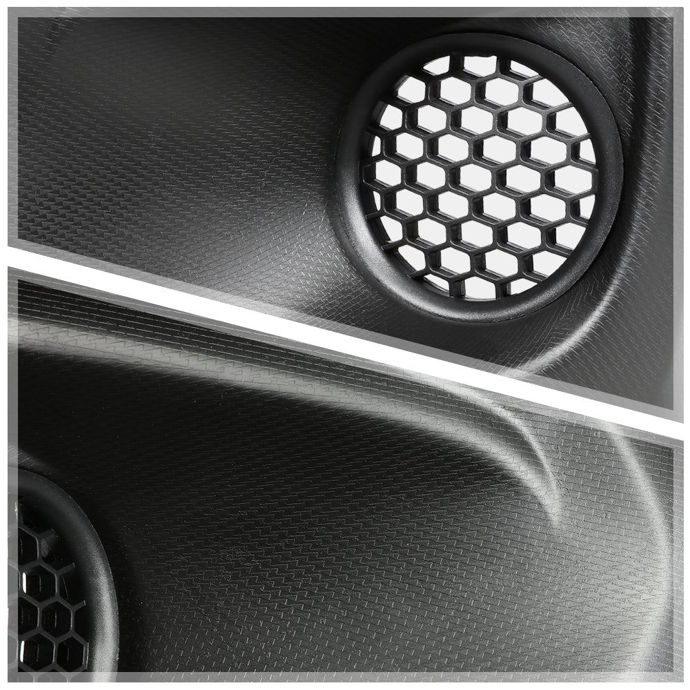 Black OE Replacement Front Bumper Fog Light Bezel Cover G274