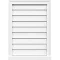 PVC Gable Vent with Brickmould A263542