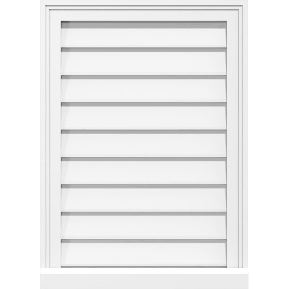 PVC Gable Vent with Brickmould A263542