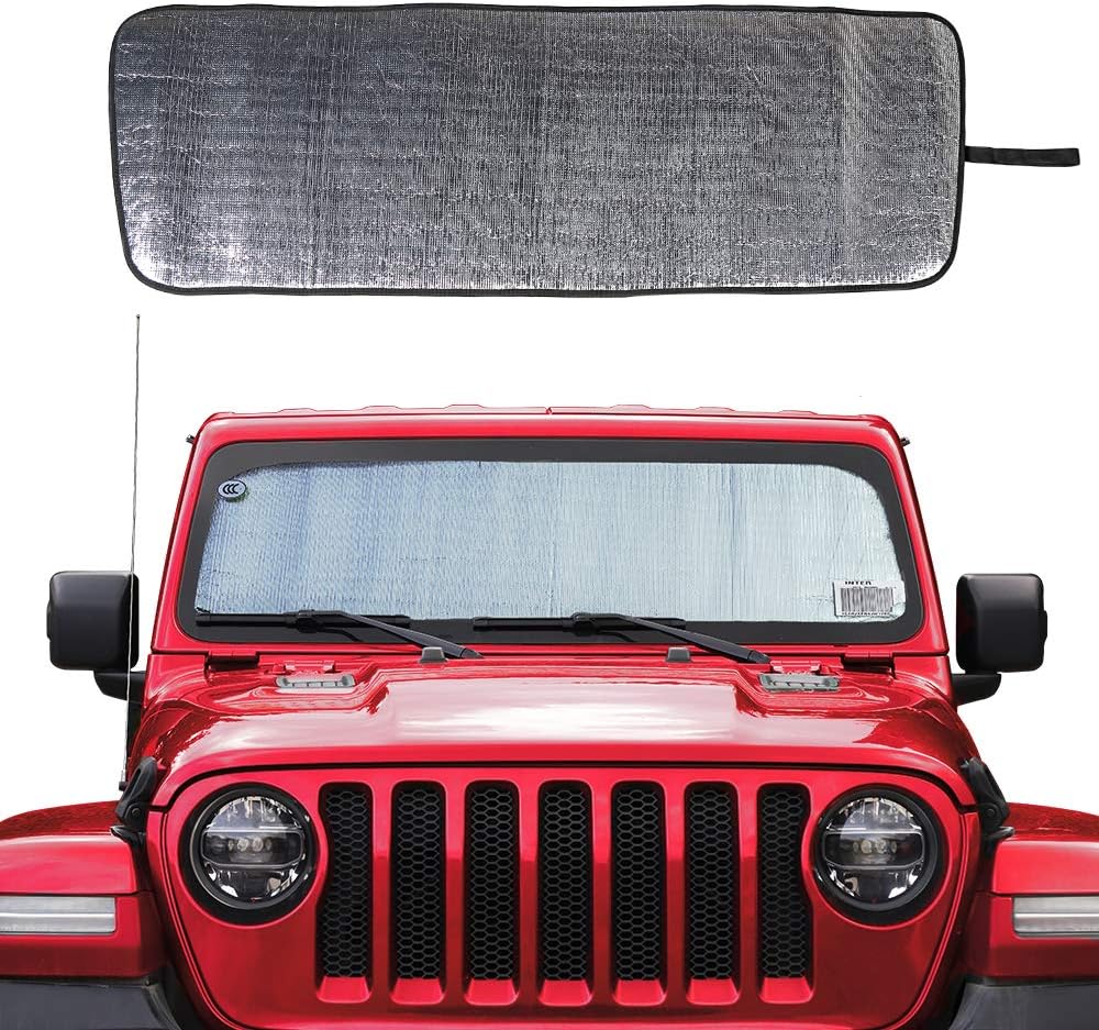 Silver Aluminum Foil Windshield Sun Shade L720120