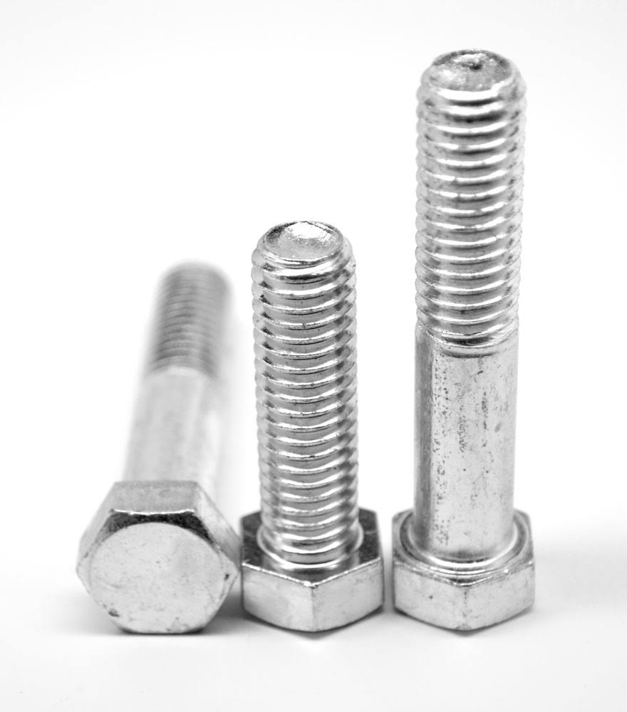 3/8x22-16 x 2 3/4x22 Coarse Thread Grade 5 Hex Cap Screw, Medium Carbon Steel Zinc Plated M788414