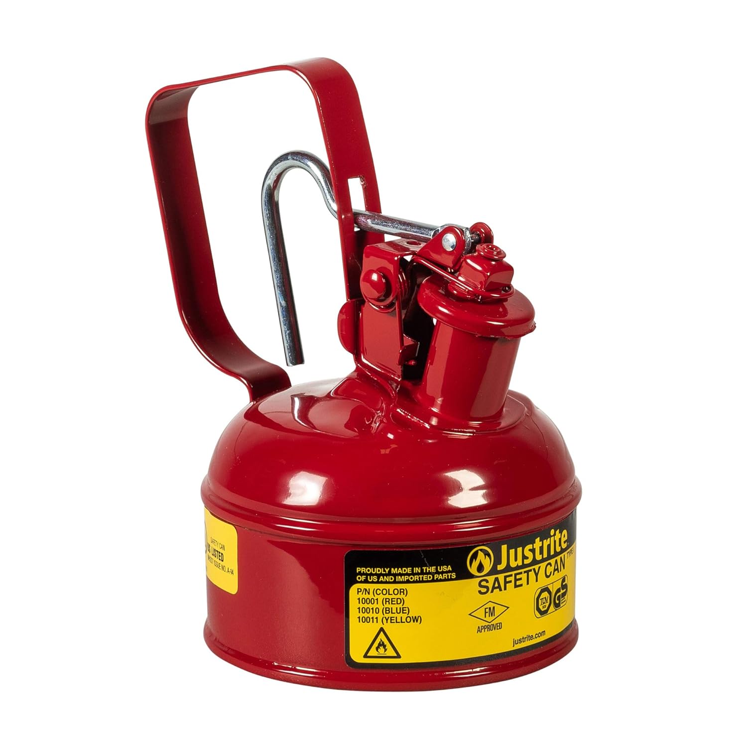 0.5L Red Steel Safety Can T1896