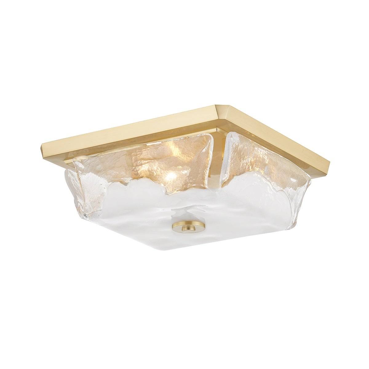 Polished Nickel 3-Light Flush Mount W982