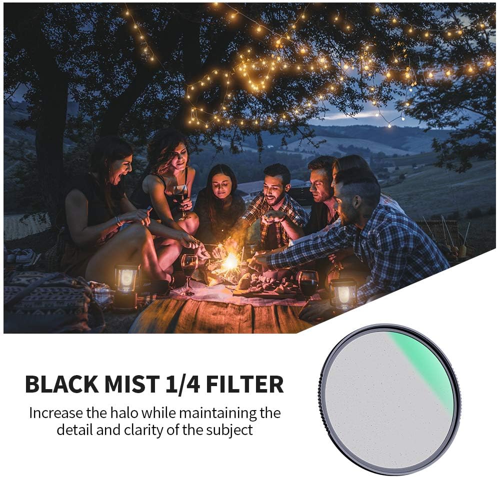 67mm Black Diffusion 1/4 Filter with 28 Multi-Layer Coatings Y128644