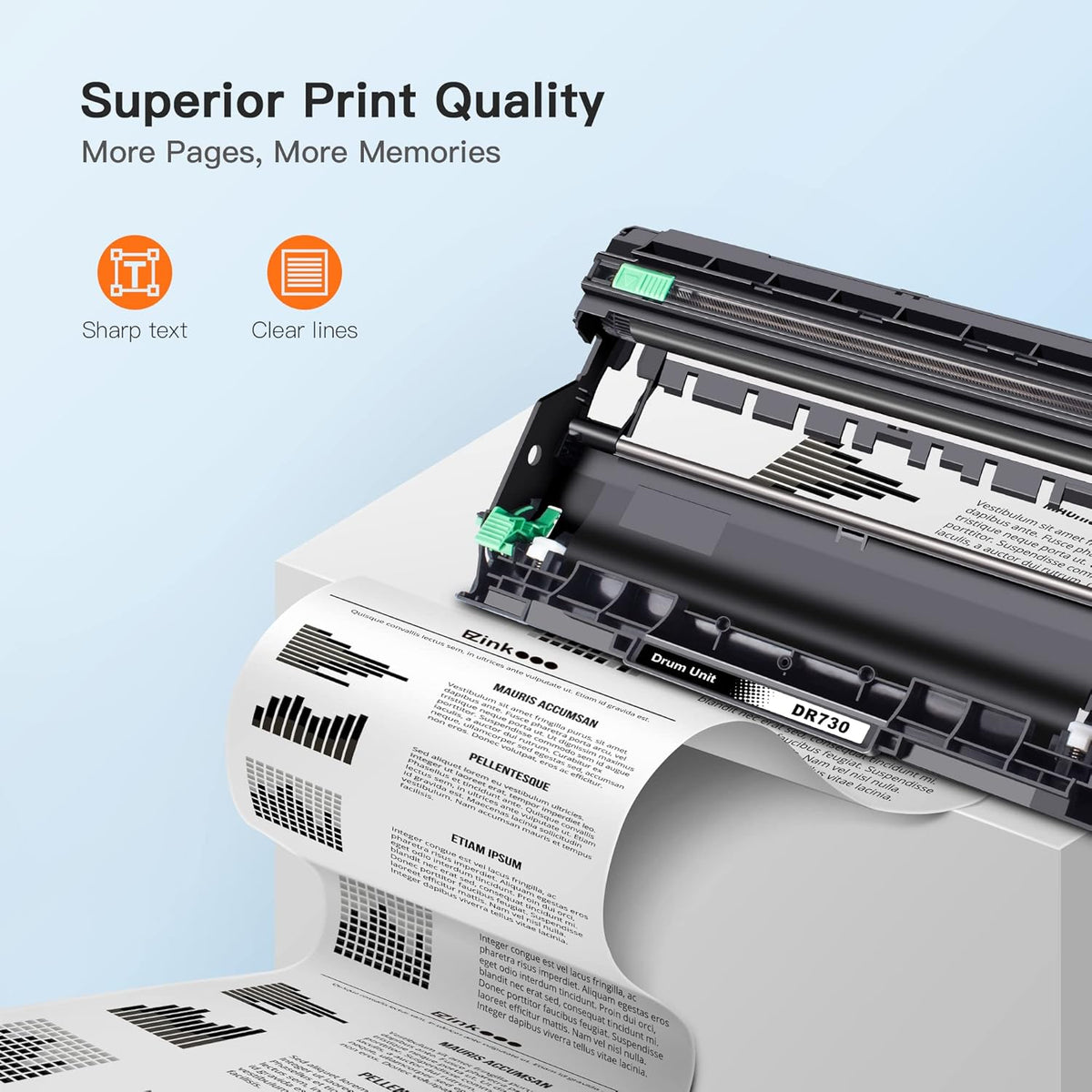 2 Drum Compatible Drum Unit for Brother Printers T163