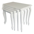 White 4 Pcs Nesting Table D731612