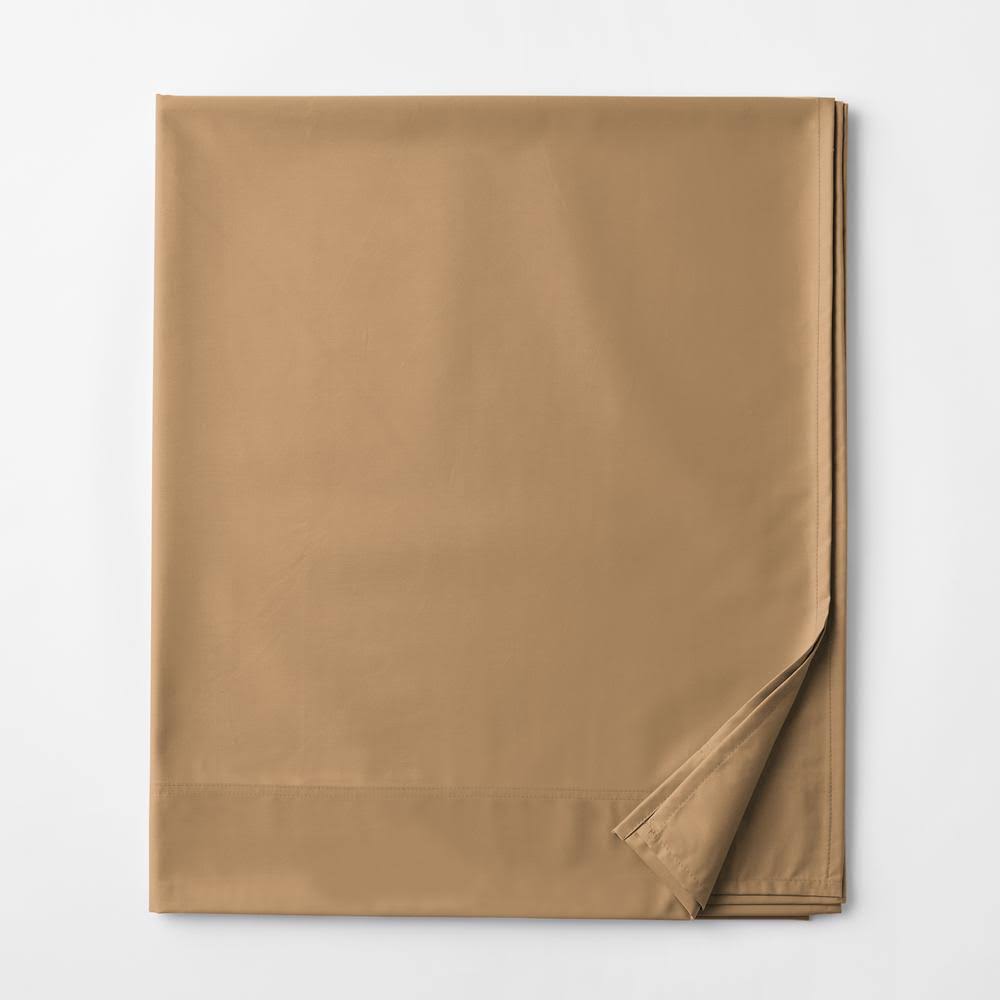 Queen Flat Sheet Supima Cotton Sateen H23766