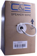 16AWG 2 Conductor Solid Copper Speaker Wire Cable E186968