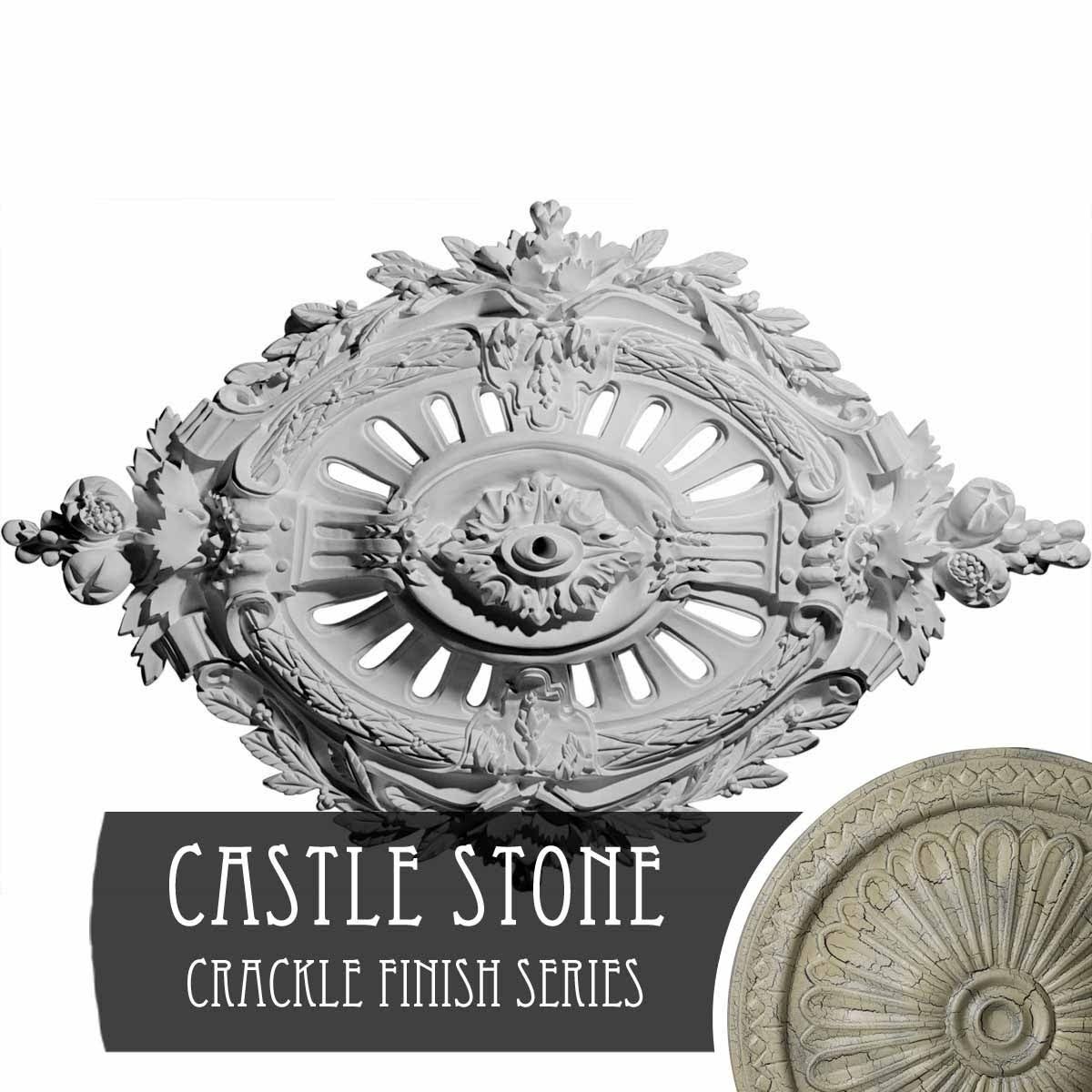 Hand-Painted Ceiling Medallion F685475