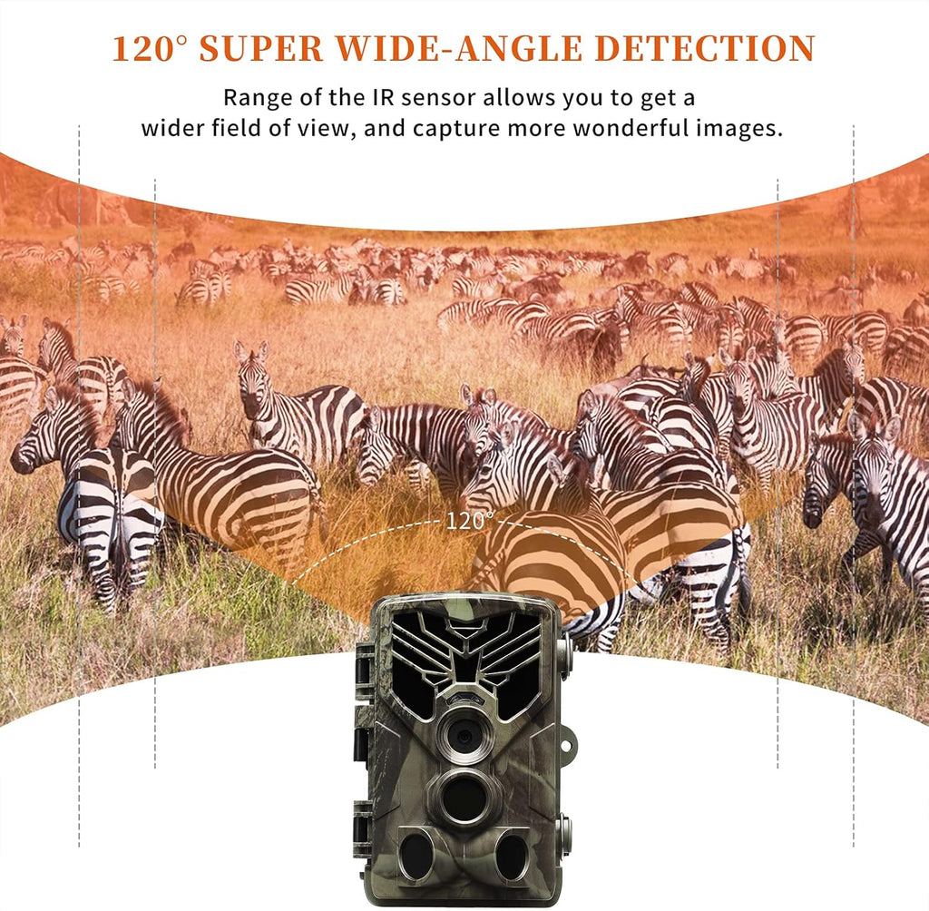 WiFi Trail Camera, 1520P 36MP Night Vision Motion Activated Waterproof Hunting Camera C6169