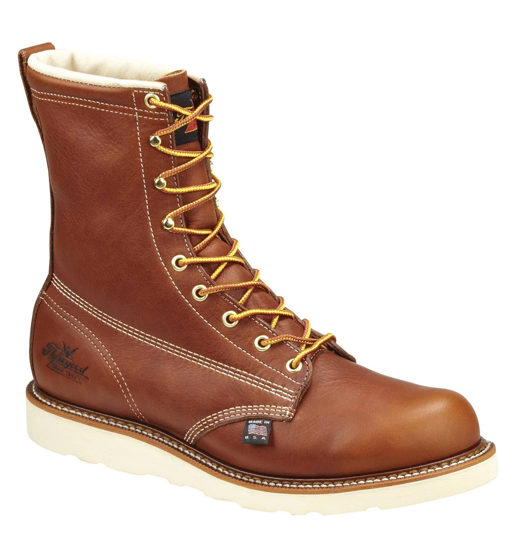 8-Inch Plain Toe Wedge Work Boots A443160