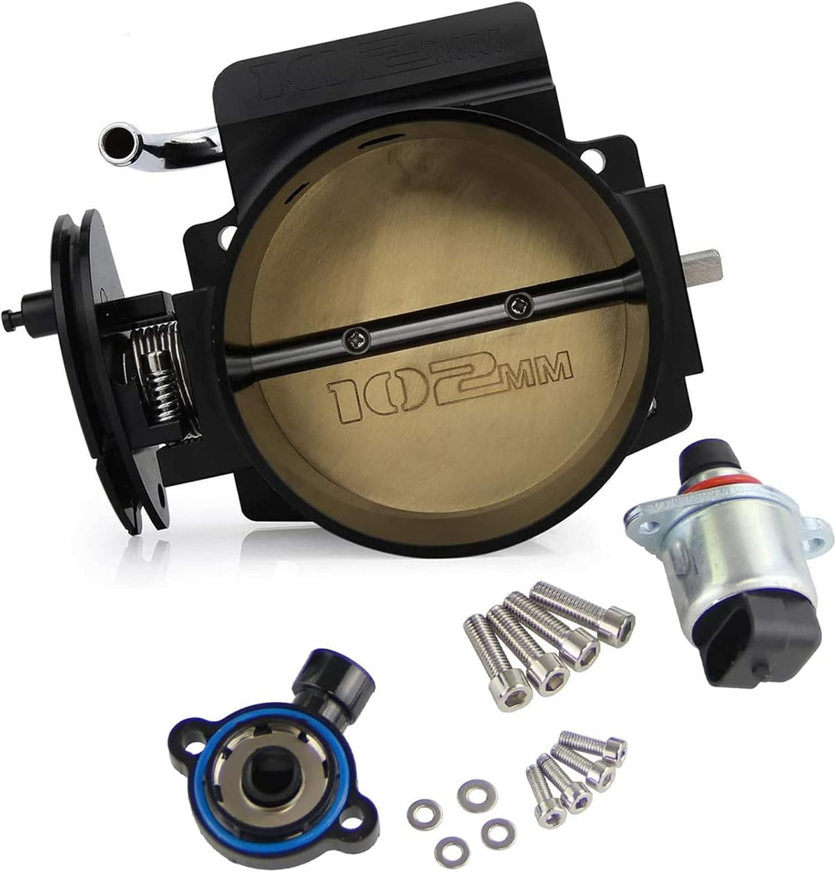 102mm Throttle Body Assembly with Position Sensor TPS IAC X47905