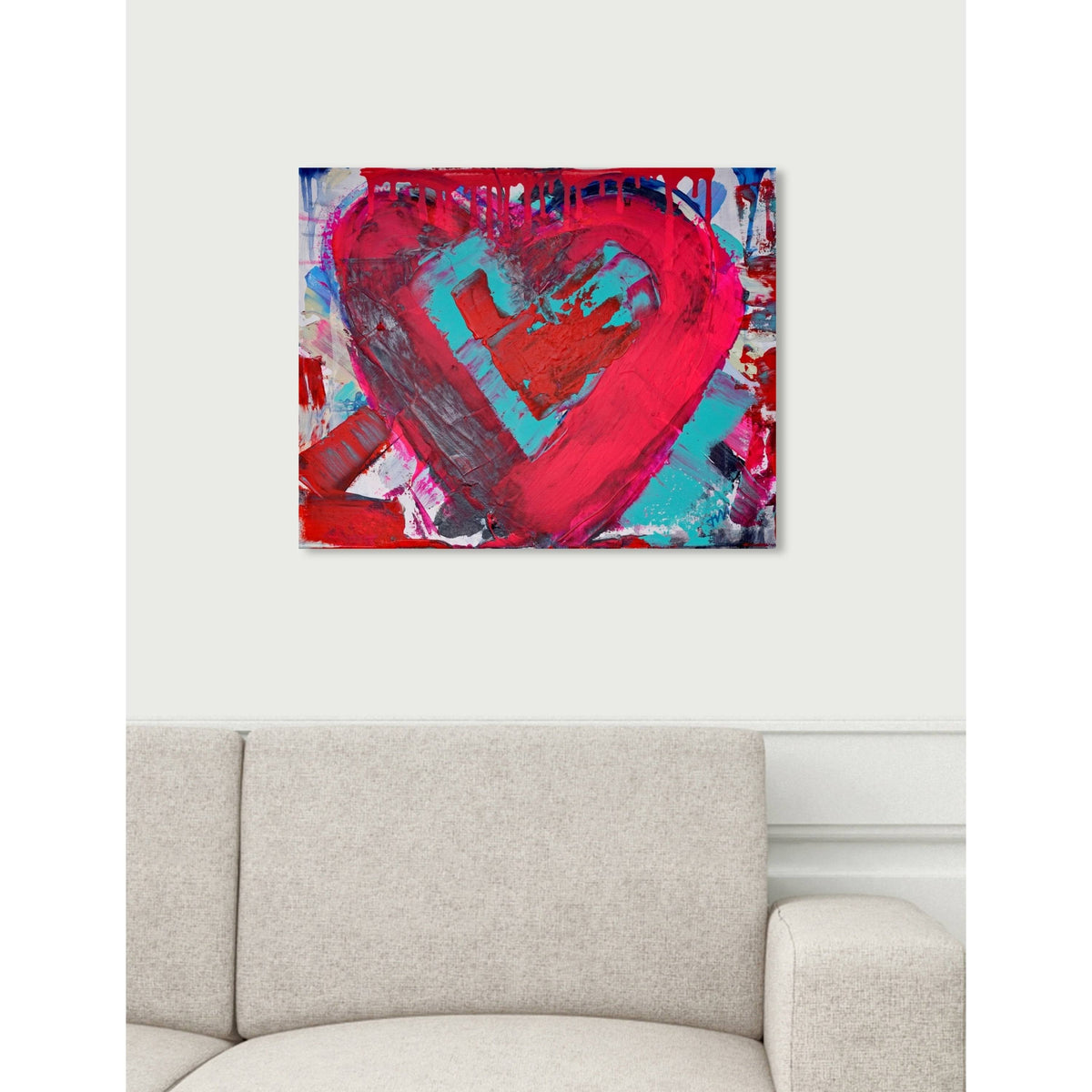White Canvas Art J1067