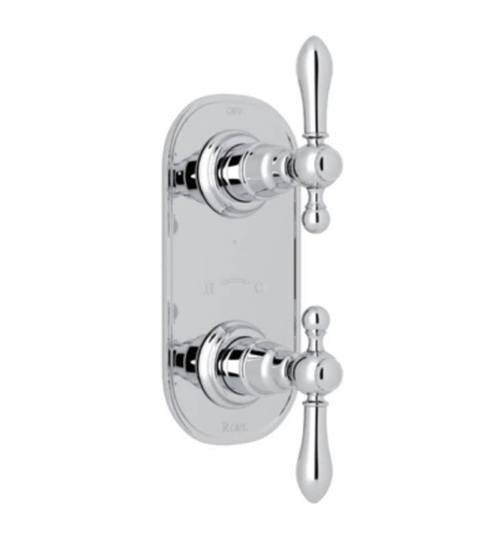 4 inch Thermostatic Trim with Diverter and Cross Handles K5808