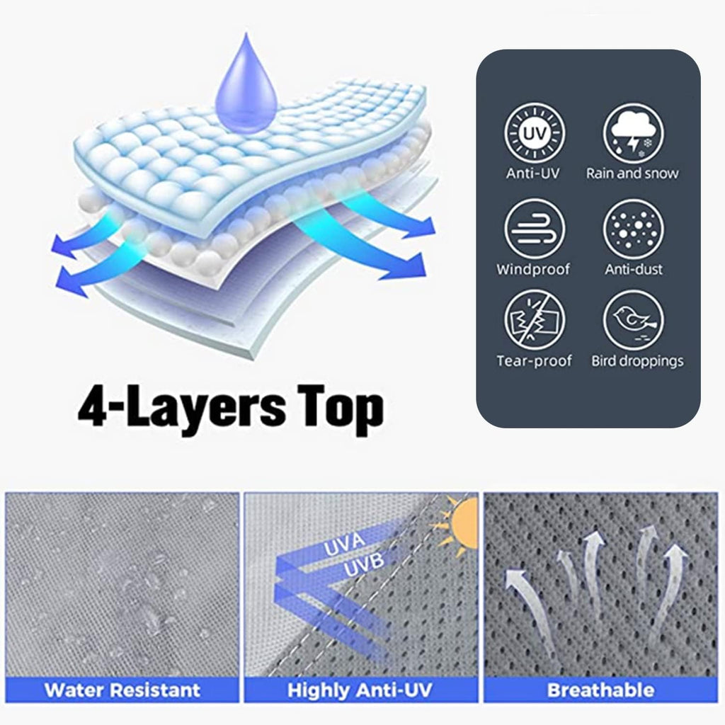 Thick 4 Layers Waterproof Travel Trailer Cover G425561