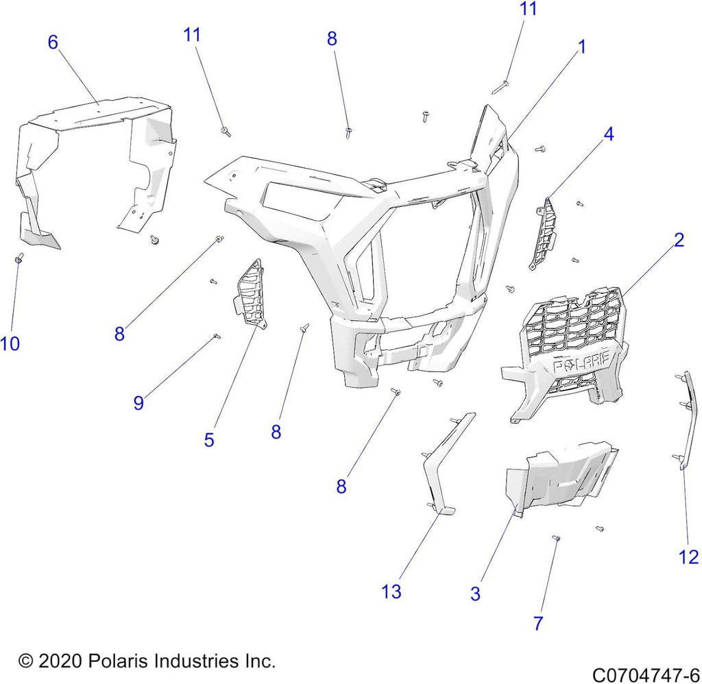 Black Off Road Front Fascia O905731