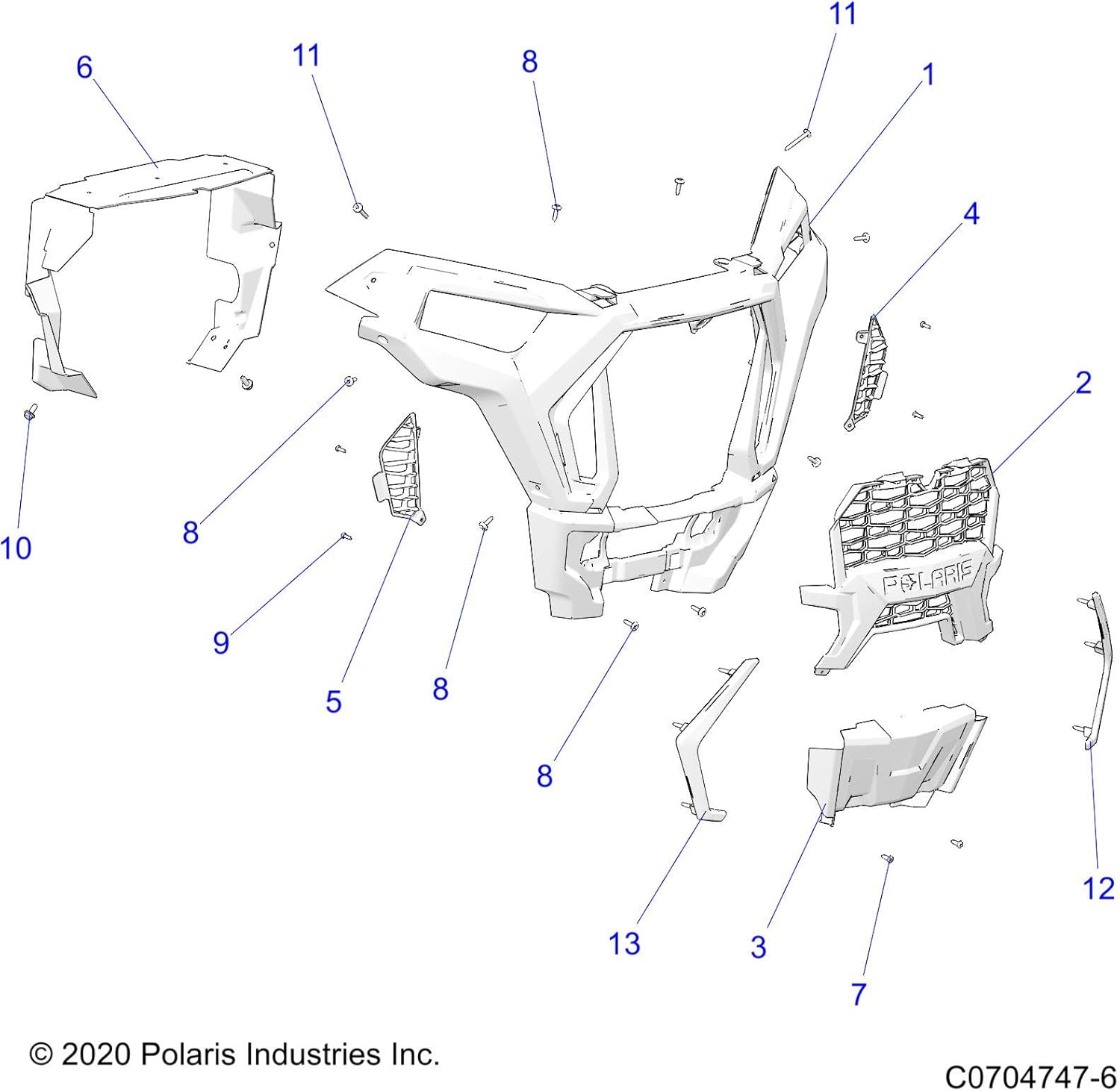 Black Off Road Front Fascia O905731