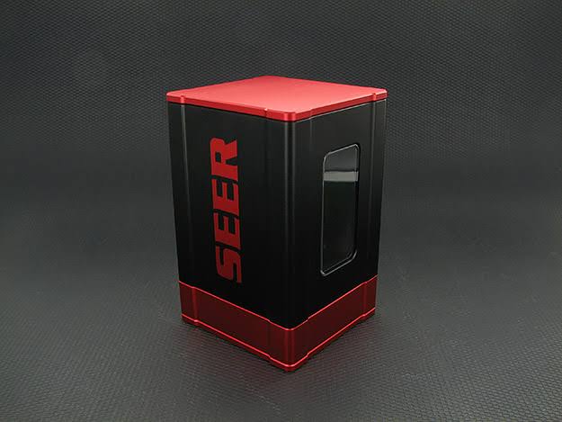 Red Satin Finish Magnetic Close Deck Box E352682
