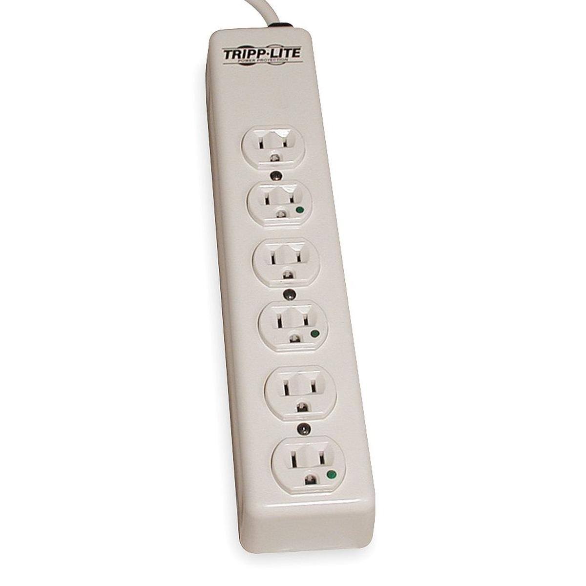 6-Outlet Medical Power Strip 15ft Cord V663