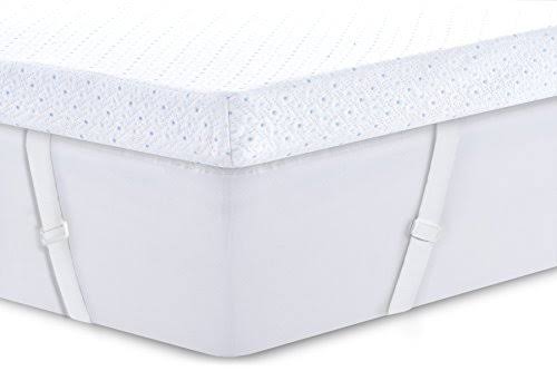 3.5 lb. Density 3-Inch Gel Memory Foam Cal King Mattress Topper with Removable Cover C360316