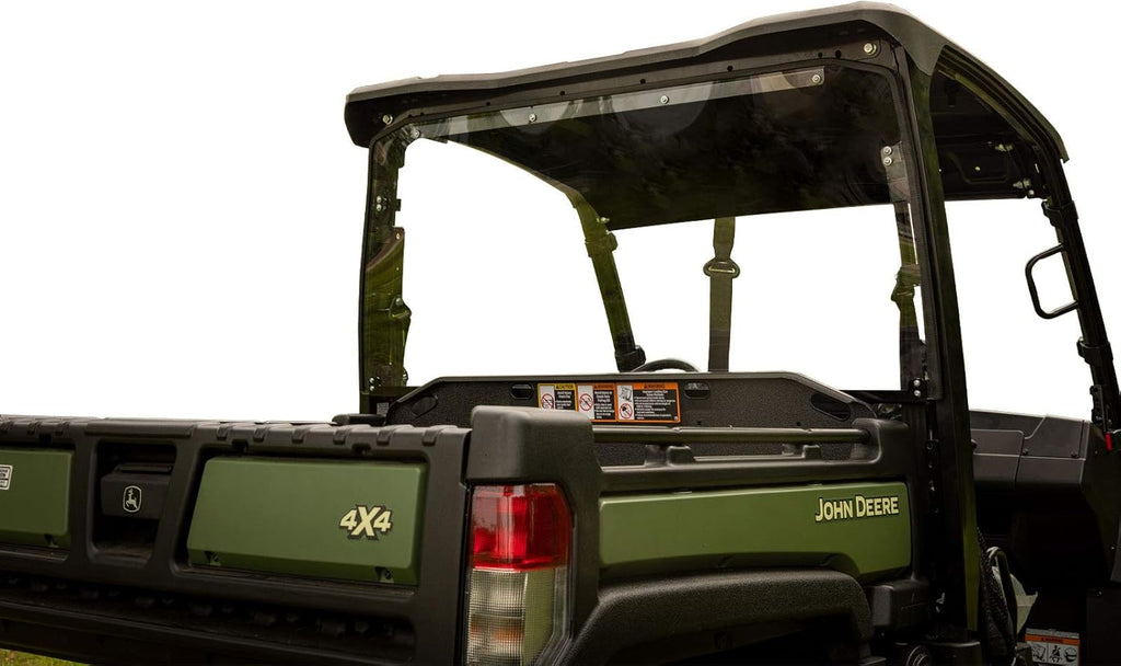 Heavy Duty Rear Windshield for John Deere Gator 835E / 835M / 865E / 865M, 1/4 Thick Polycarbonate M657