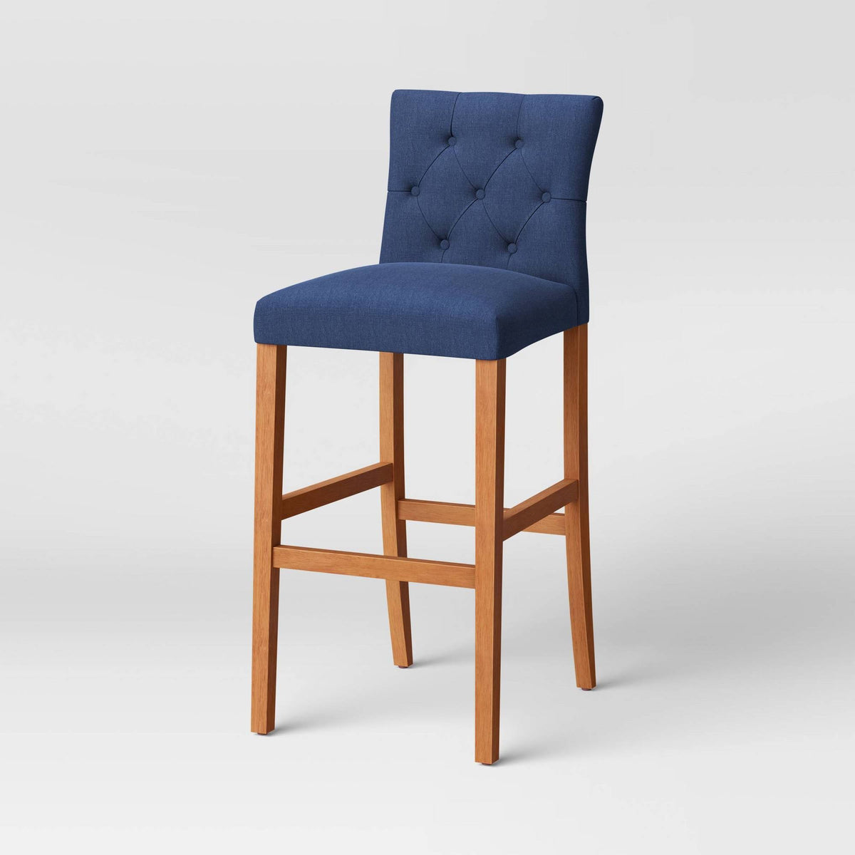 Navy Tufted Barstool T131900