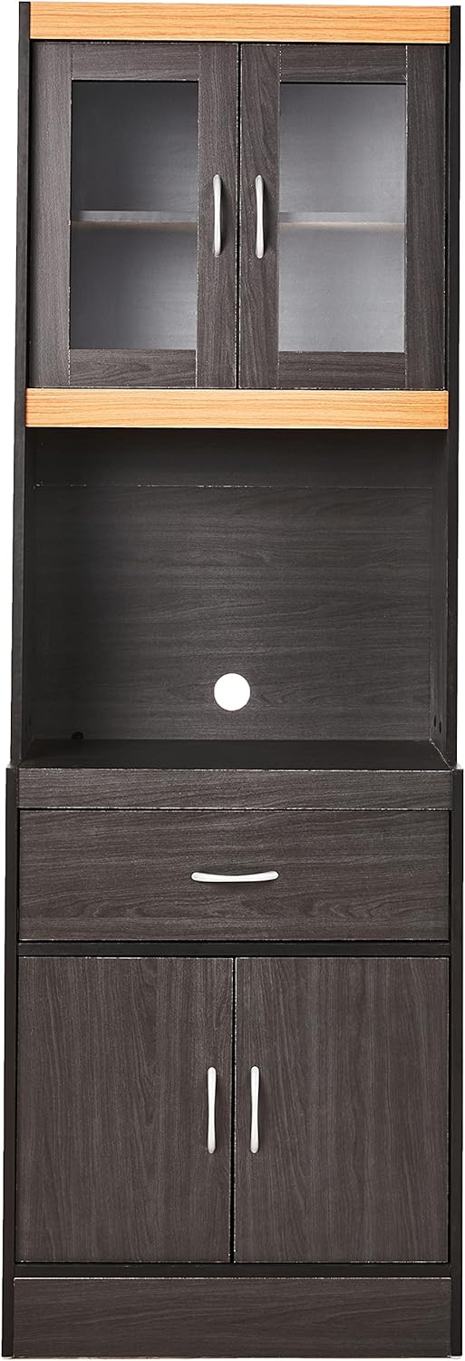 Black Beech China Cabinet J249802