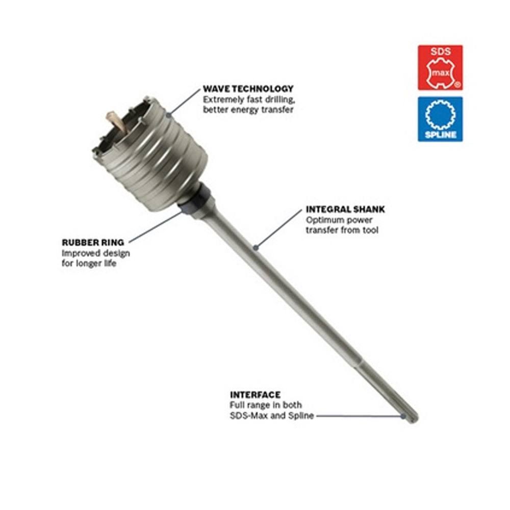 1-3/4 In. x 12 In. SDS-max Rotary Hammer Core Bit S519865