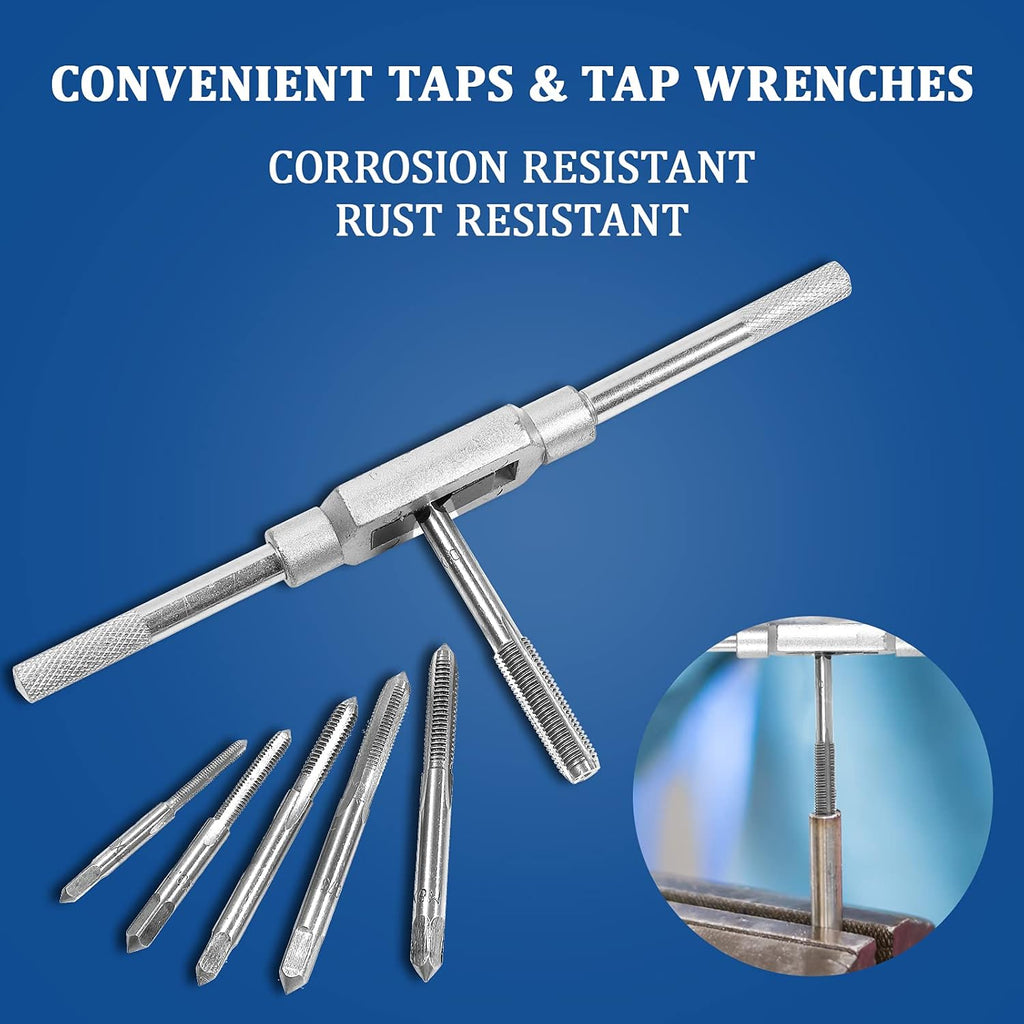 110 PCS Metric Tap and Die Set with Storage V8976