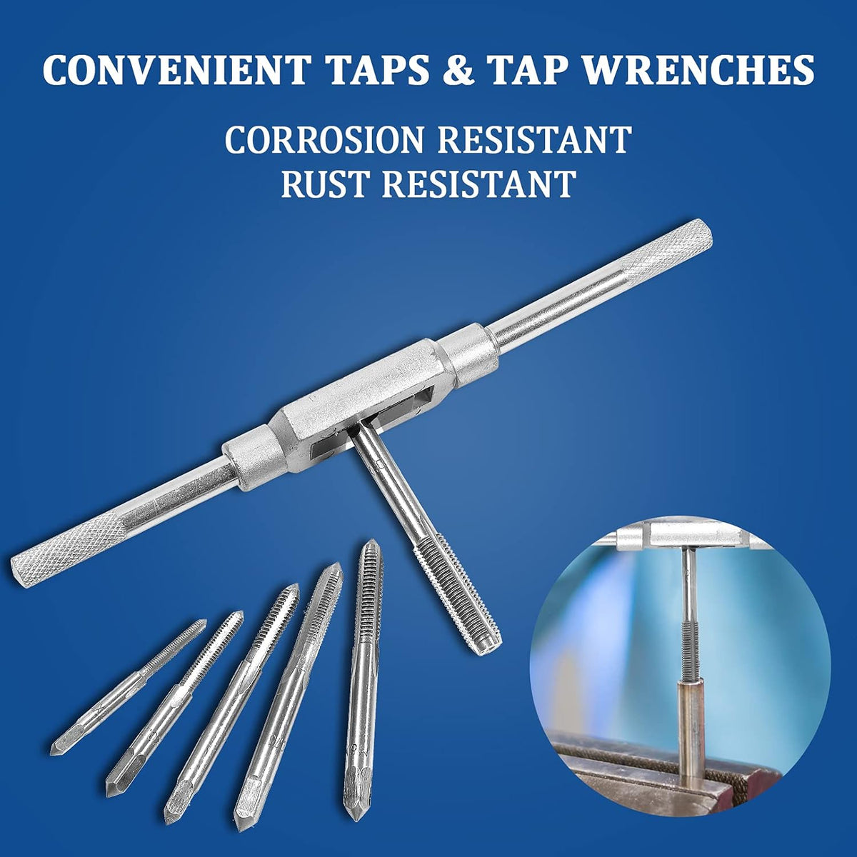 110 PCS Metric Tap and Die Set with Storage V8976