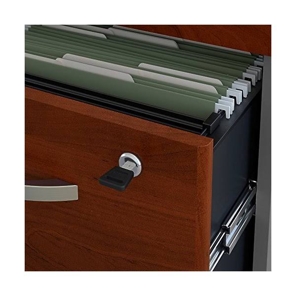 Natural Cherry 2-Drawer Mobile Filing Cabinet S43509