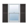 14 1/2 inchw x 47 inchh Vinyl Open Louver Shutters (Per Pair) S60498