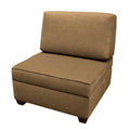 30 in. Storage Ottoman Chair - Mocha R95561