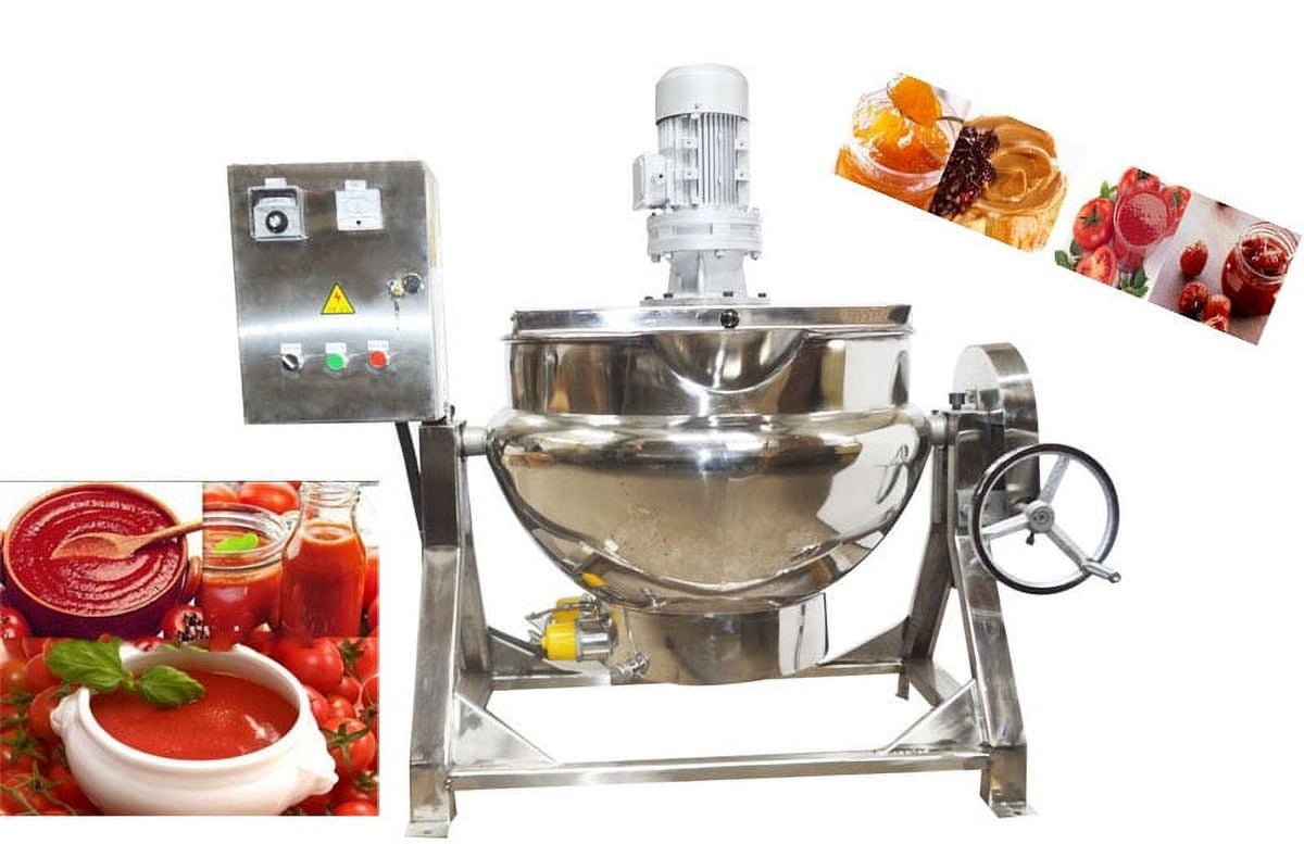 Electric Jacketed Kettle 100L 26.5 Gallon Stainless Steel 220V F178006