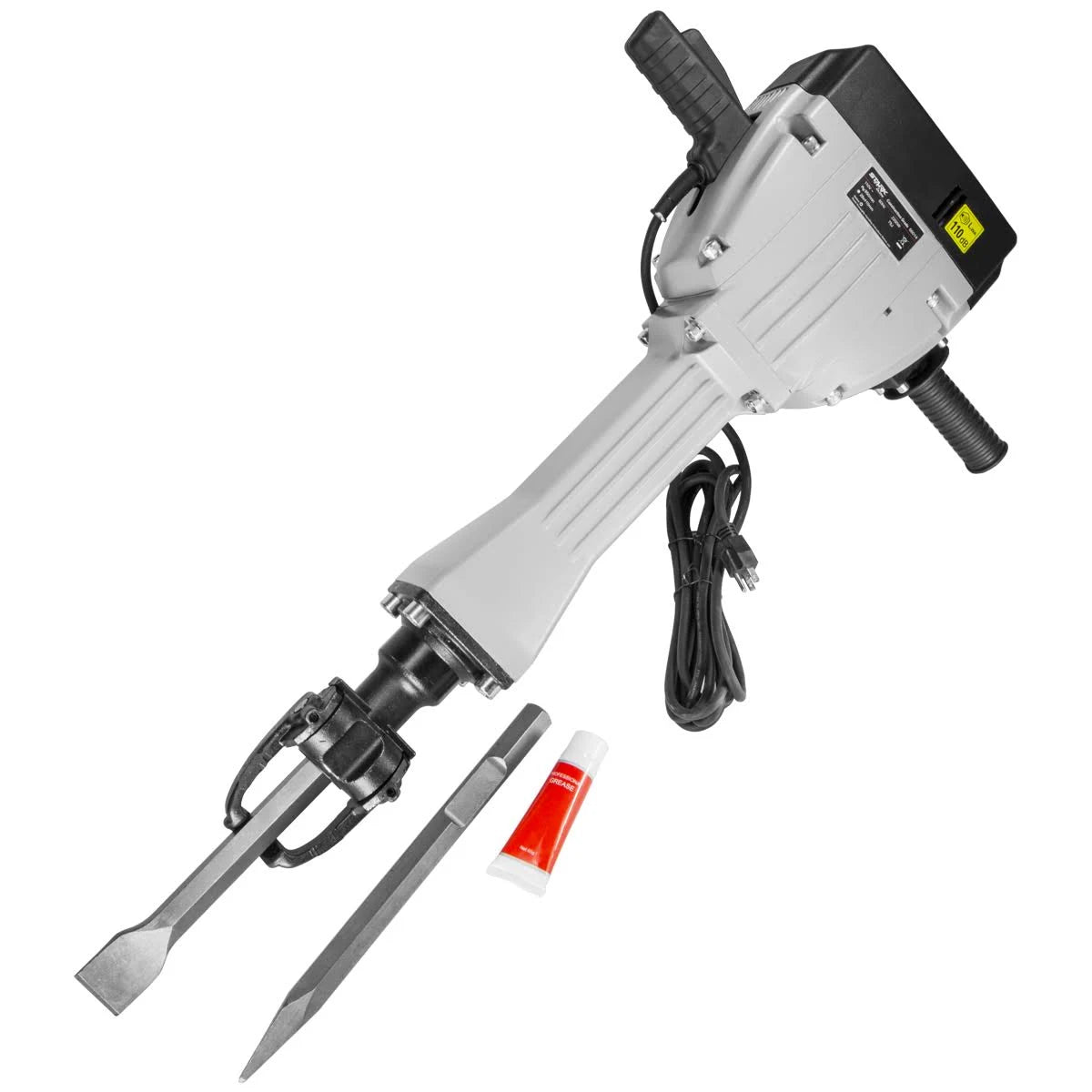 2050 Watt Electric Demolition Breaker Jack Hammer with Point & Bull Chisel Bit Set C132