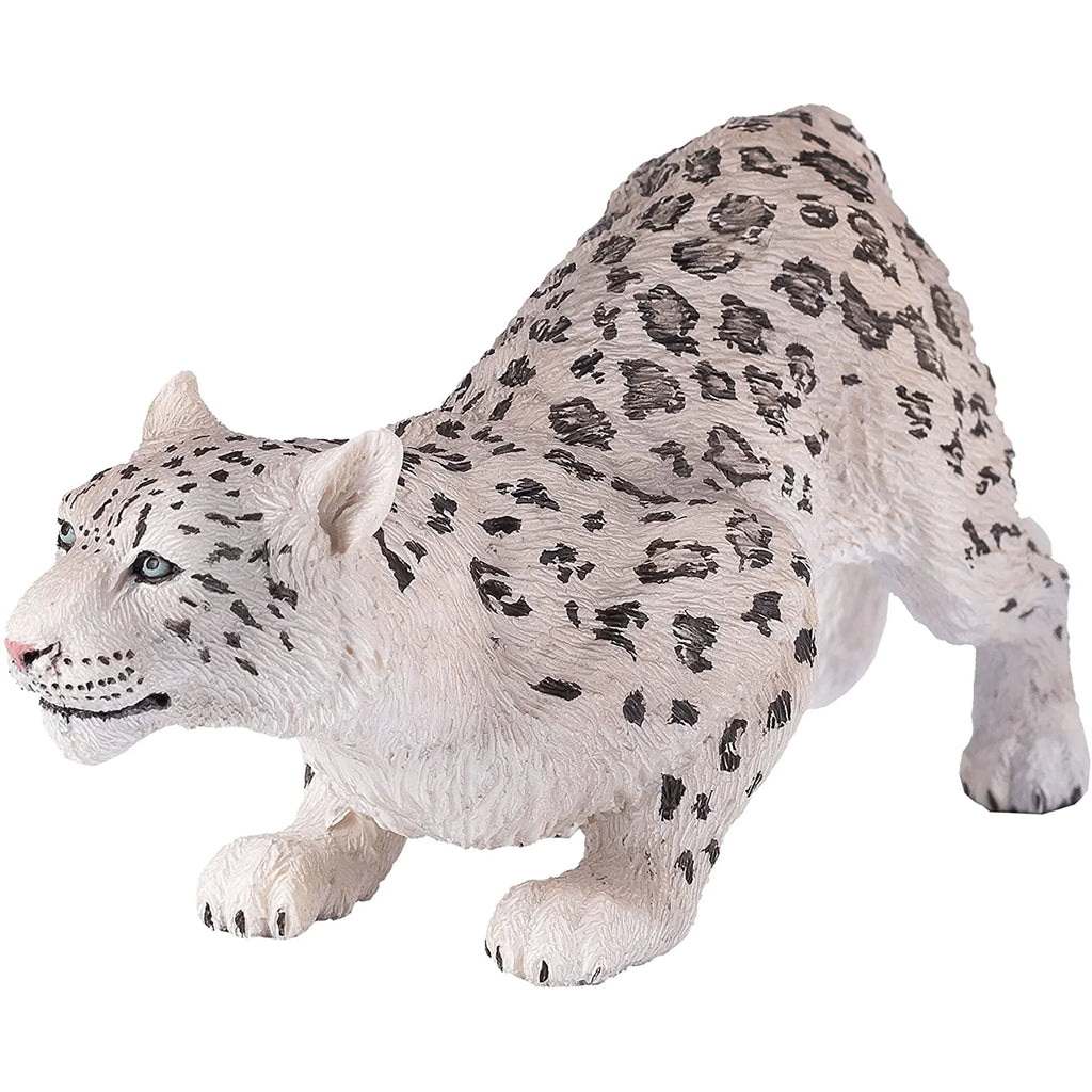 Snow Leopard Realistic Hand Painted Toy Figurine D81494