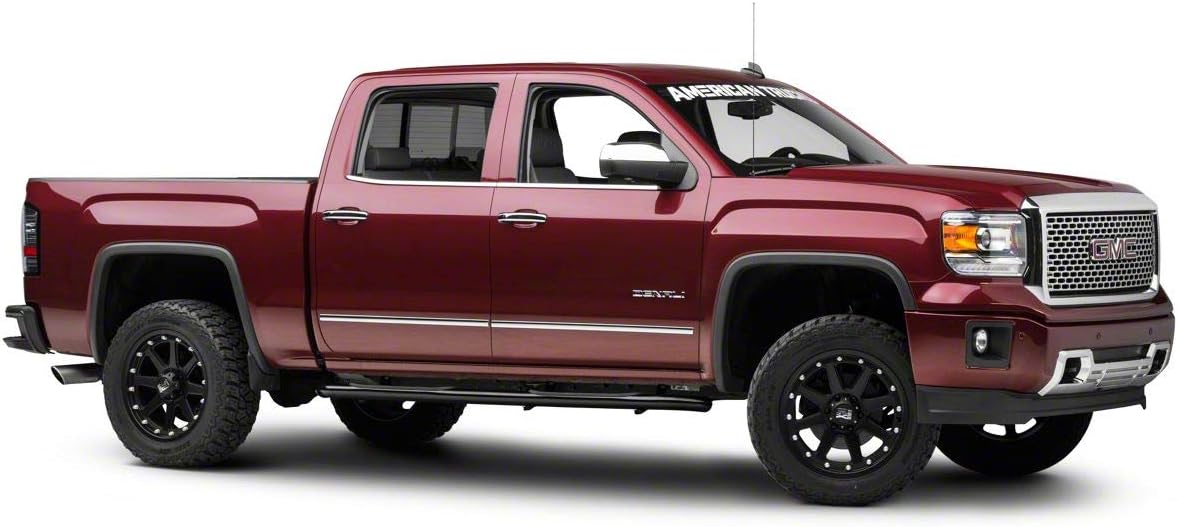 Black Oval Bent End Side Step Bars Q863530