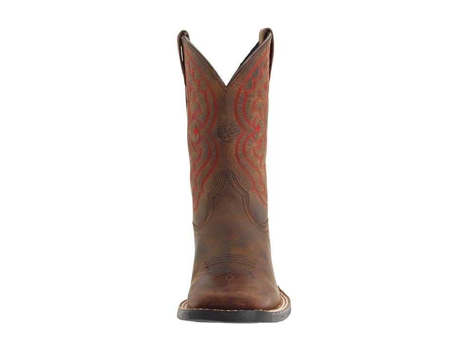 Distressed Brown Kids Quickdraw Boots C19161