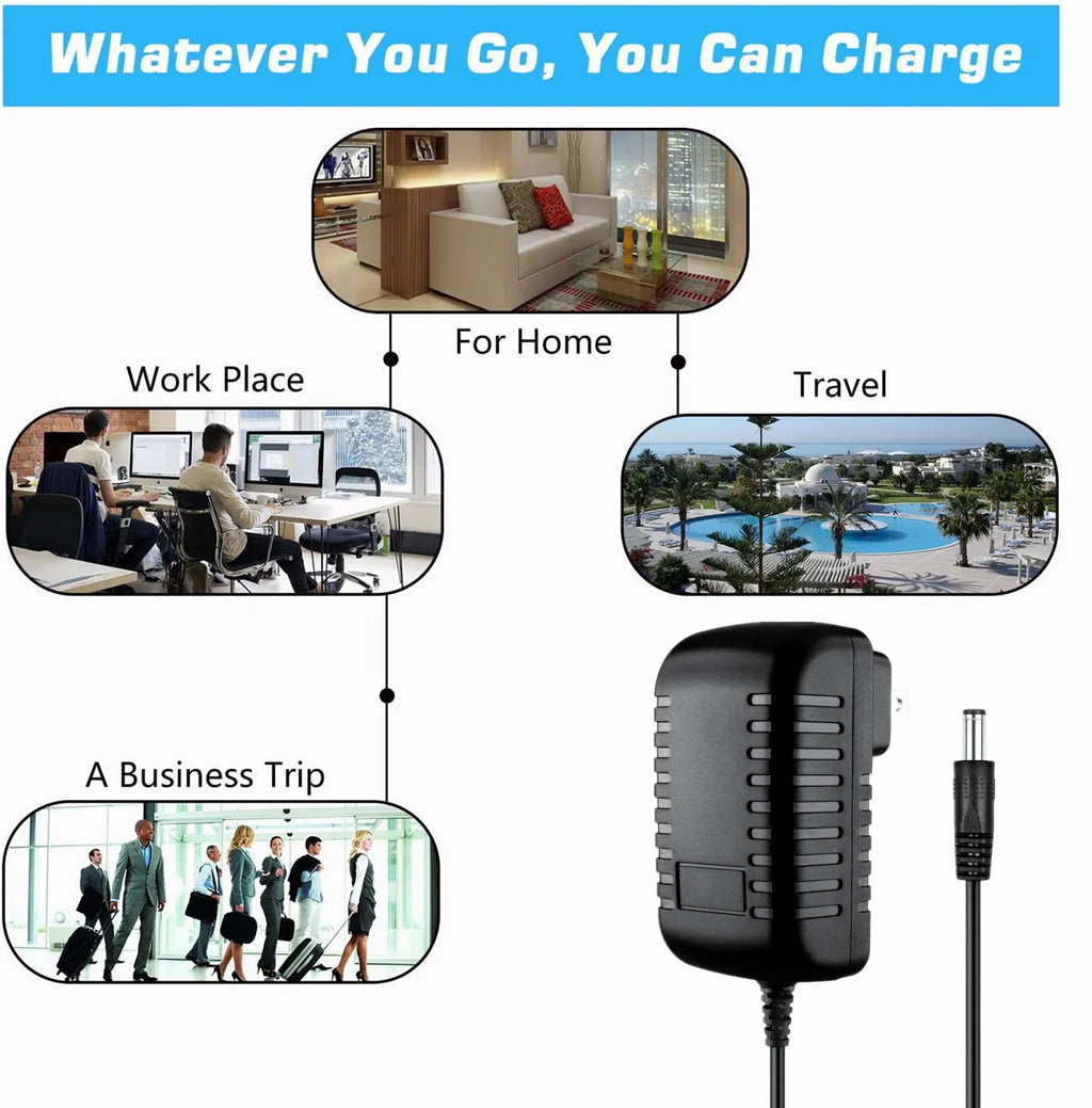 AC / DC Adapter Replacement for Stationary Bicycles Upright Bikes Power Supply I431