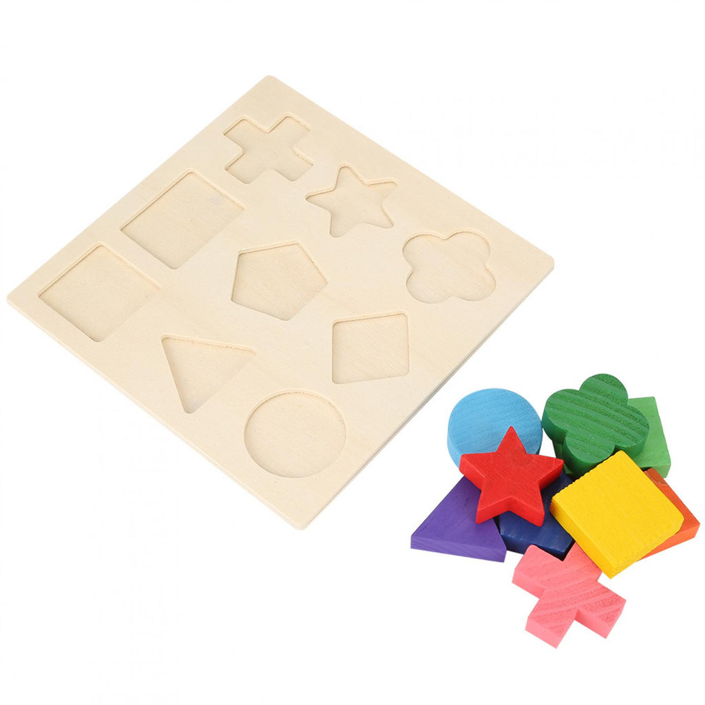 Wooden Shape Peg Puzzle Board Toy for Toddlers L1149