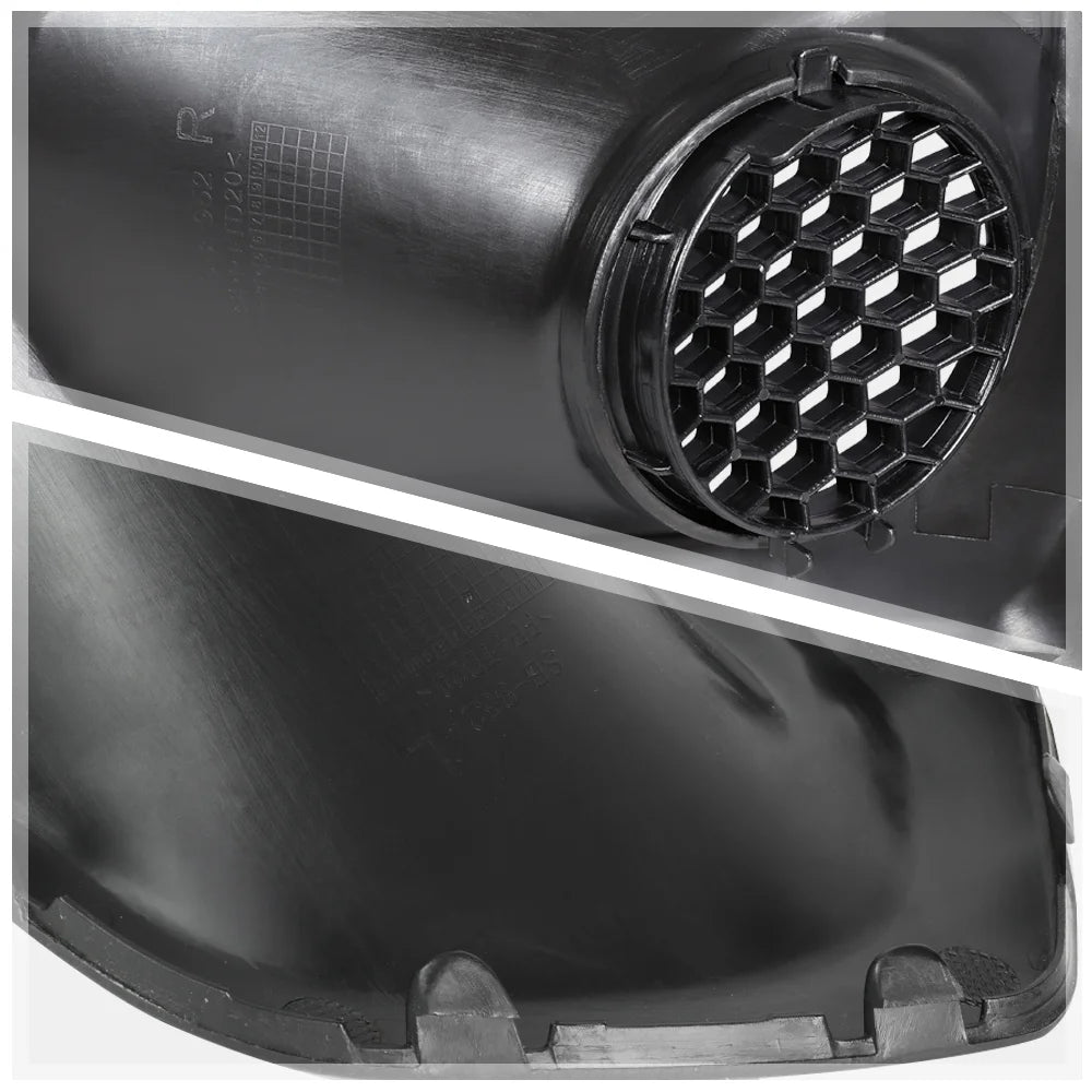 Black OE Replacement Front Bumper Fog Light Bezel Cover G274