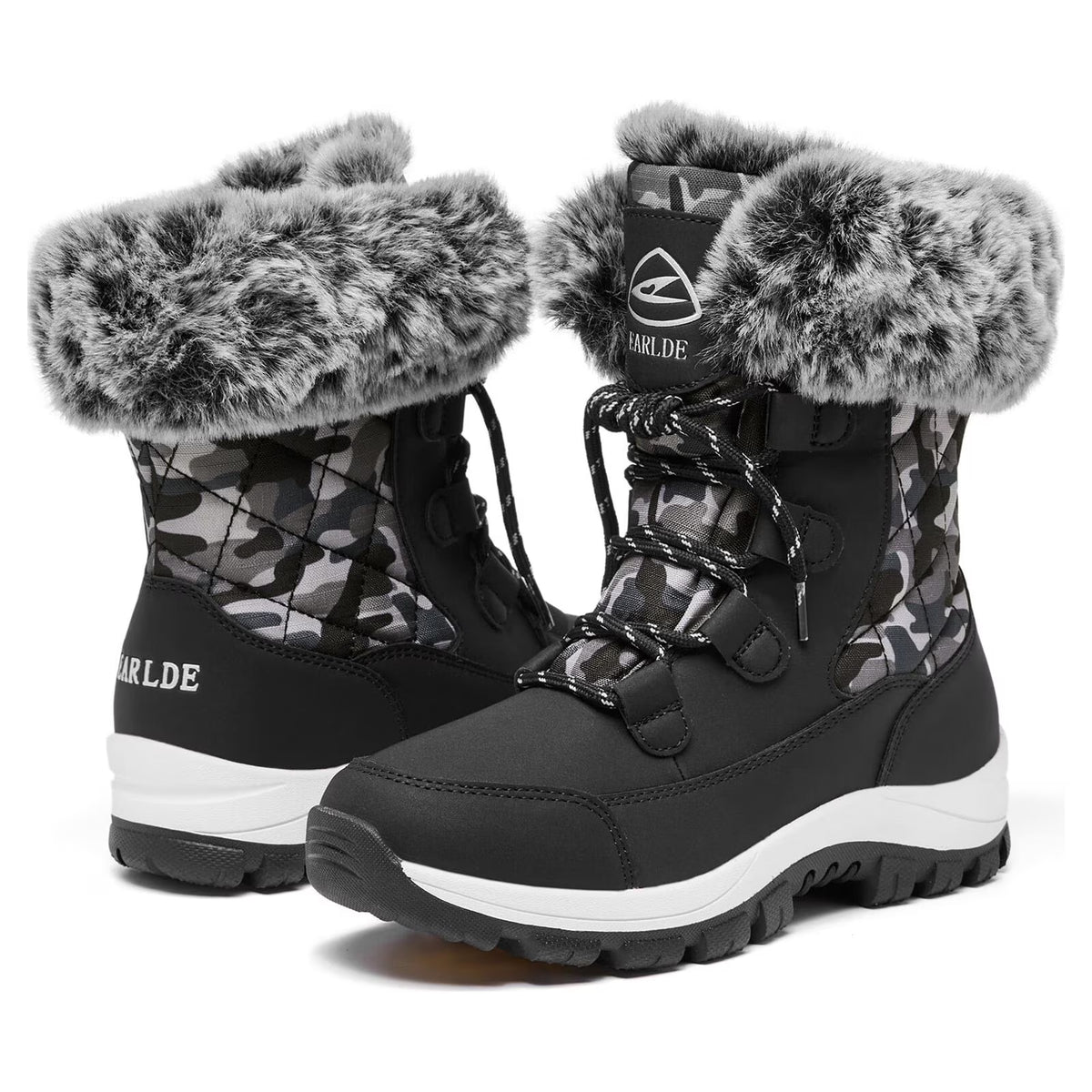 Waterproof Mid Calf Women's Snow Boots C4686